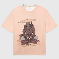 Женская футболка оверсайз Торговец Kenshi