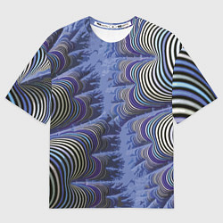 Футболка оверсайз женская Abstraction pattern 2022, цвет: 3D-принт