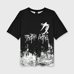 Футболка оверсайз женская Ghostemane Mercury Trash Gang Гостмейн Призрак гра, цвет: 3D-принт
