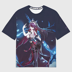 Футболка оверсайз женская Rosaria Genshin Impact, цвет: 3D-принт