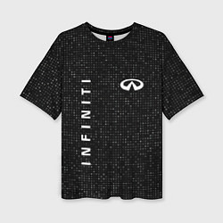 Женская футболка оверсайз Инфинити infinity sport