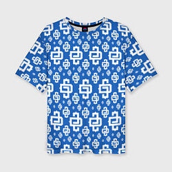 Футболка оверсайз женская Blue Pattern Dope Camo Dope Street Market, цвет: 3D-принт