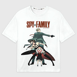 Футболка оверсайз женская Spy Family, цвет: 3D-принт
