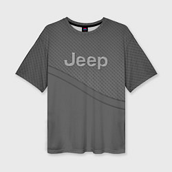 Футболка оверсайз женская JEEP СПОРТ, цвет: 3D-принт