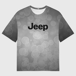 Футболка оверсайз женская JEEP abstraction, цвет: 3D-принт