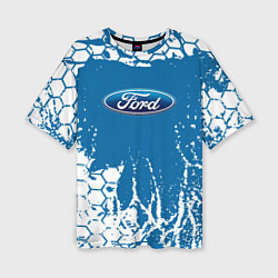 Женская футболка оверсайз Ford форд