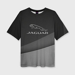 Женская футболка оверсайз JAGUR оттенки серого