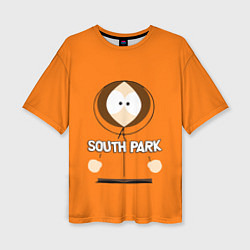 Женская футболка оверсайз Кенни МакКормик Южный парк