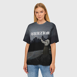 Футболка оверсайз женская Burzum - Filosofem, цвет: 3D-принт — фото 2