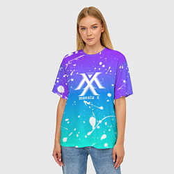 Футболка оверсайз женская Monsta x, цвет: 3D-принт — фото 2