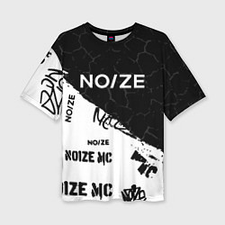 Футболка оверсайз женская Noize mc Паттерн, цвет: 3D-принт