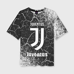 Футболка оверсайз женская ЮВЕНТУС Juventus - Арт, цвет: 3D-принт