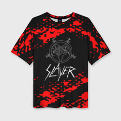 Женская футболка оверсайз Slayer - Reign in Blood