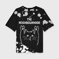 Футболка оверсайз женская The Neighbourhood Rock Cat, цвет: 3D-принт