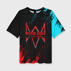 Женская футболка оверсайз Watch Dogs 2 watch dogs: legion