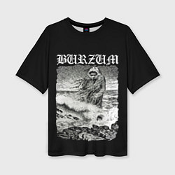 Женская футболка оверсайз Burzum - The Sea Monster