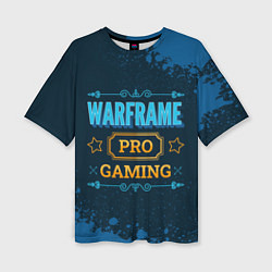 Женская футболка оверсайз Warframe Gaming PRO