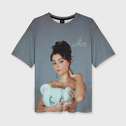 Футболка оверсайз женская ДОРА - MISS, цвет: 3D-принт