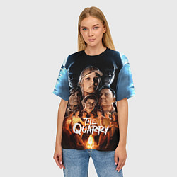 Футболка оверсайз женская The Quarry Монстр и Персонажи, цвет: 3D-принт — фото 2