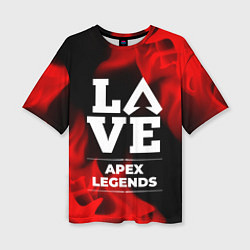 Футболка оверсайз женская Apex Legends Love Классика, цвет: 3D-принт