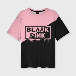 Женская футболка оверсайз BLACKPINK BIG LOGO