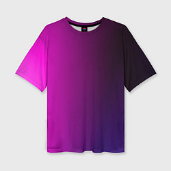 Женская футболка оверсайз VIOLET gradient