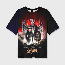 Женская футболка оверсайз Slayer: The Repentless Killogy