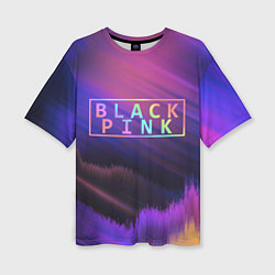 Женская футболка оверсайз BLACKPINK COLORS