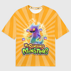 Женская футболка оверсайз My Singing Monsters Вужас