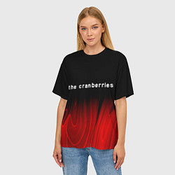 Футболка оверсайз женская The Cranberries Red Plasma, цвет: 3D-принт — фото 2
