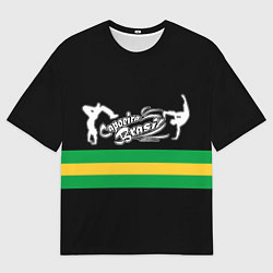 Футболка оверсайз женская Капоэйра, цвет: 3D-принт