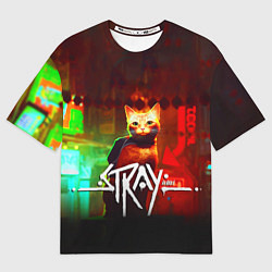 Футболка оверсайз женская Stray: Бродяжка, цвет: 3D-принт