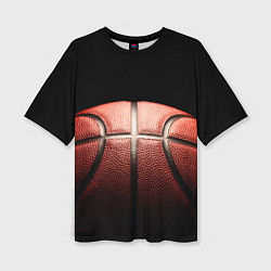 Женская футболка оверсайз Basketball ball