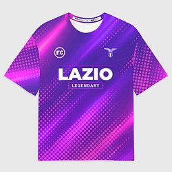 Футболка оверсайз женская Lazio legendary sport grunge, цвет: 3D-принт