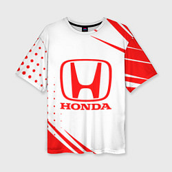 Женская футболка оверсайз Honda - sport