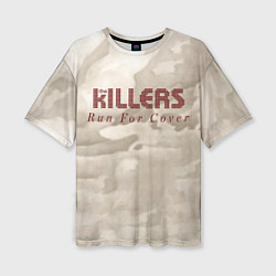 Футболка оверсайз женская Run For Cover Workout Mix - The Killers, цвет: 3D-принт