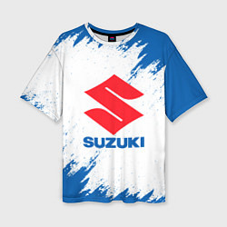 Женская футболка оверсайз Suzuki - texture