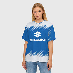 Футболка оверсайз женская Suzuki - sport, цвет: 3D-принт — фото 2