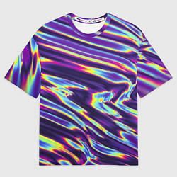 Футболка оверсайз женская Поверхностная Закалка Металла, цвет: 3D-принт
