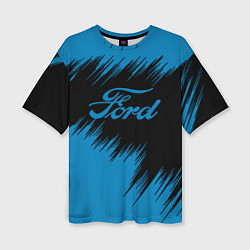 Женская футболка оверсайз Ford focus