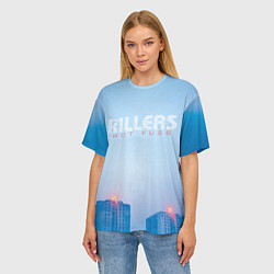Футболка оверсайз женская Hot Fuss - The Killers, цвет: 3D-принт — фото 2