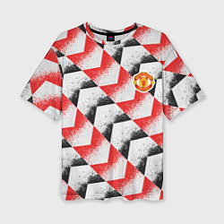 Футболка оверсайз женская Manchester United - Pre Match Top 202223, цвет: 3D-принт