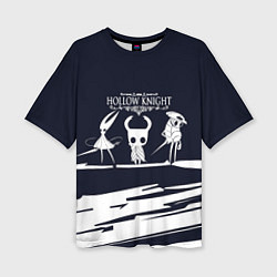Женская футболка оверсайз Hollow knight - краска