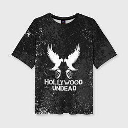 Женская футболка оверсайз Hollywood Undead - Hu