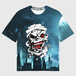 Женская футболка оверсайз Mummy - crazy face