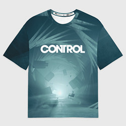 Женская футболка оверсайз Аномалия в бюро