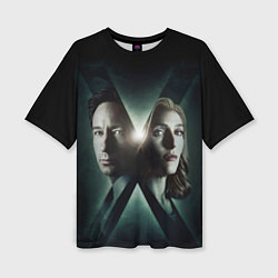 Футболка оверсайз женская X - Files, цвет: 3D-принт