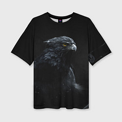 Футболка оверсайз женская Тёмный орёл, цвет: 3D-принт