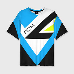 Футболка оверсайз женская FIRM спортик, цвет: 3D-принт