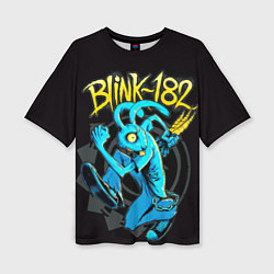 Футболка оверсайз женская Blink 182 rabbit, цвет: 3D-принт